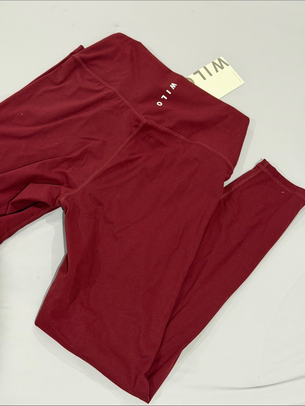 Wilo Burgundy Pullover Sweatshirt and Matching Leggings Set - Picture 2 of 5